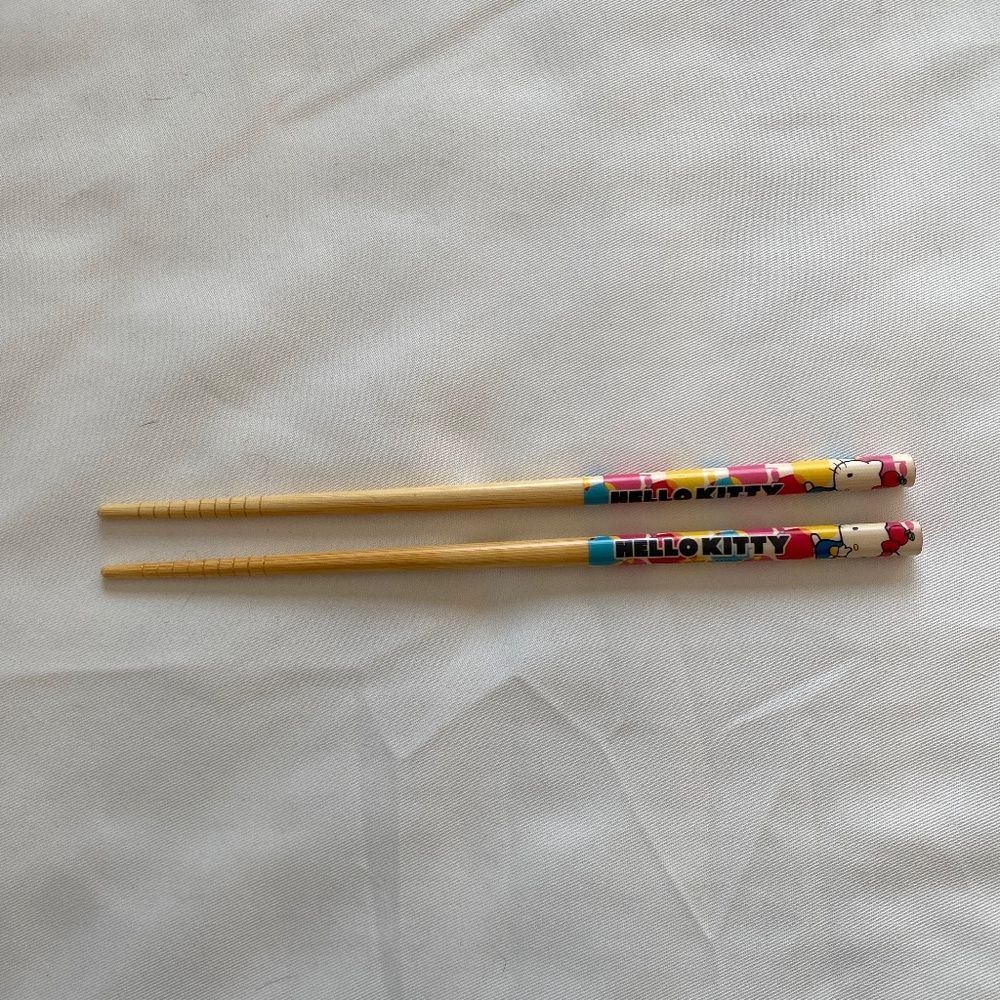 Hello Kitty bamboo chopsticks 2007